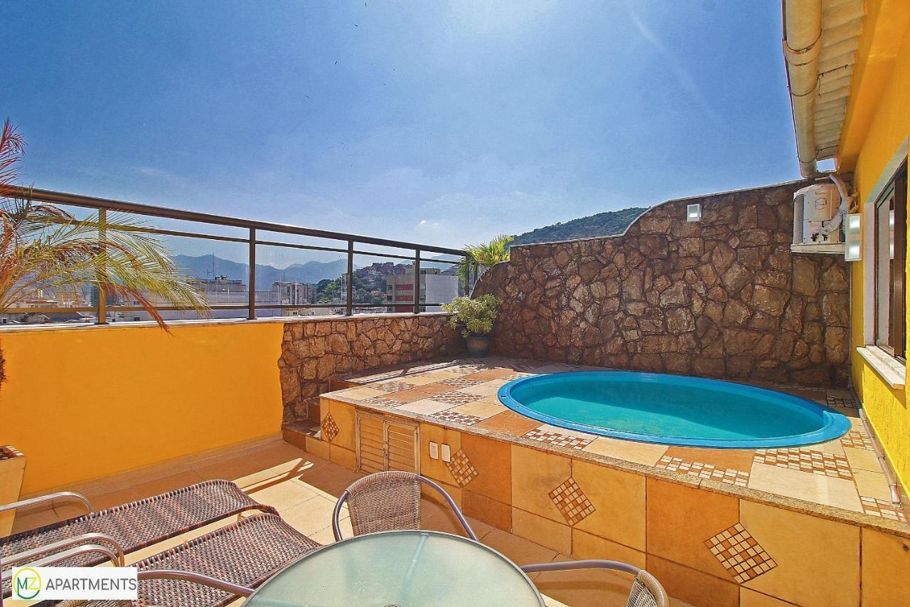 Amável cobertura duplex com piscina particular, a 2 minutos da praia de Copacabana! Rio de Janeiro Esterno foto